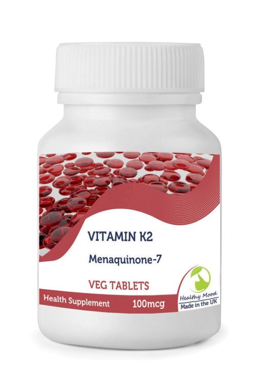 Vitamin K2 MK7 Veg Tablets 60 Tablets BOTTLE