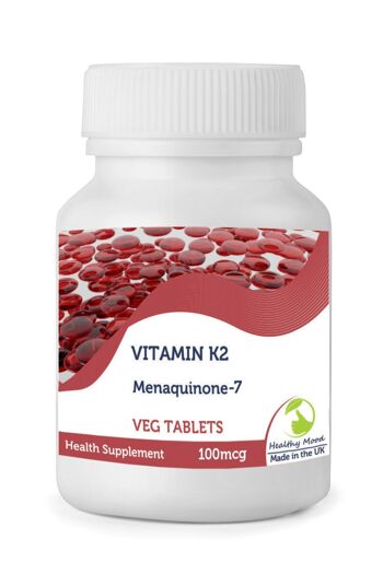 Vitamine K2 MK7 Veg Comprimés 120 Comprimés FLACON