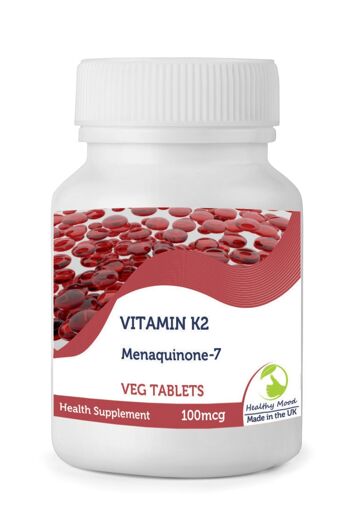 Vitamine K2 MK7 Veg Comprimés 1000 Comprimés FLACON
