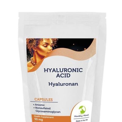 Hyaluronic Acid 50mg Capsules 90 Tablets Refill Pack