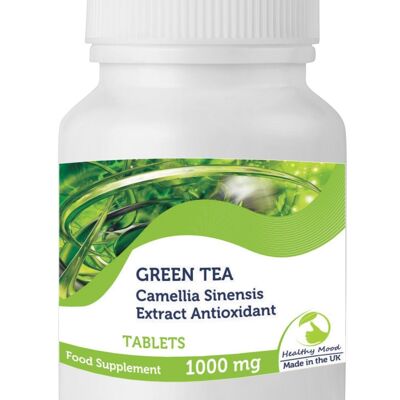 Té verde 1000 mg Tabletas (1) 30 Tabletas BOTELLA