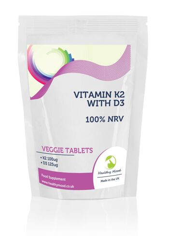 Vitamine K2 avec D3 Comprimés 60 Comprimés Recharge 1