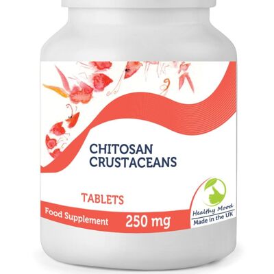 Chitosan 250 mg Tabletas 180 Tabletas Paquete de recarga