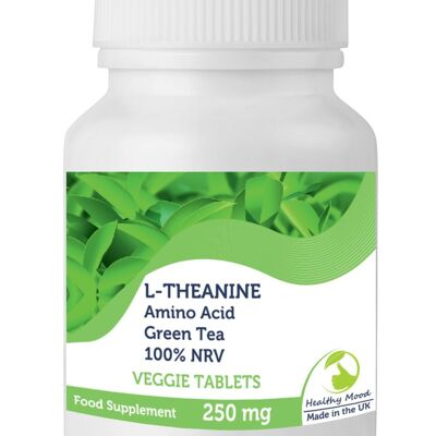 L-teanina 250 mg cápsulas 30 comprimidos BOTELLA