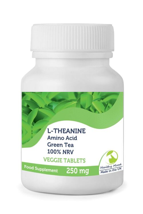 L-Theanine 250mg Capsules 180 Tablets BOTTLE