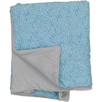 Blue soft blanket