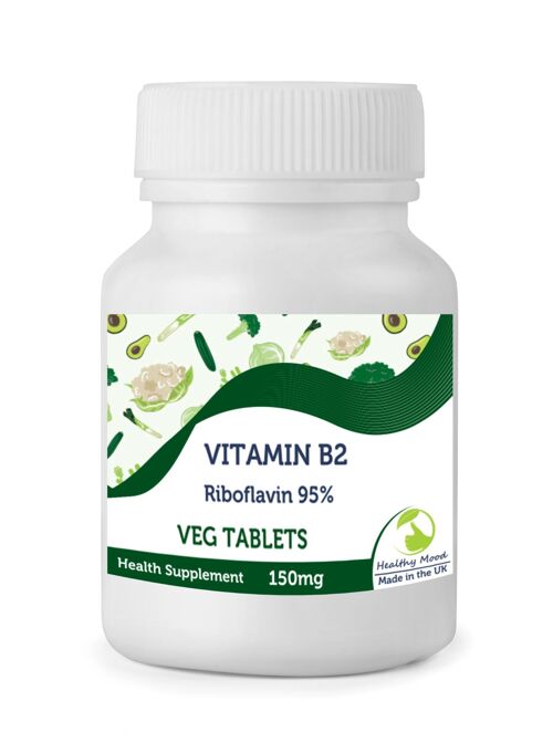 Vitamin B2 150mg Tablets 90 Tablets BOTTLE