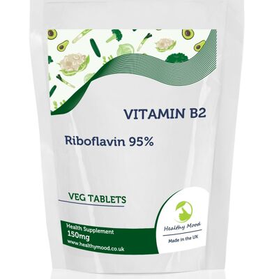 Vitamina B2 150 mg Comprimidos Paquete de recarga de 30 comprimidos