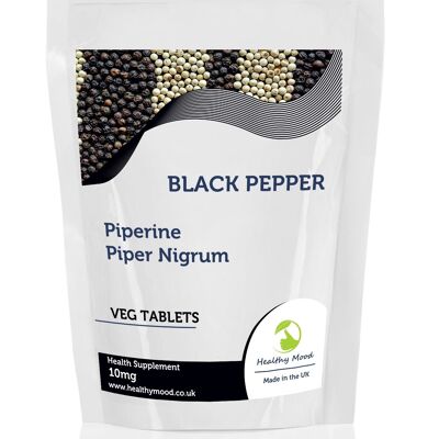 Black Pepper 10mg Tablets 180 Tablets Refill Pack