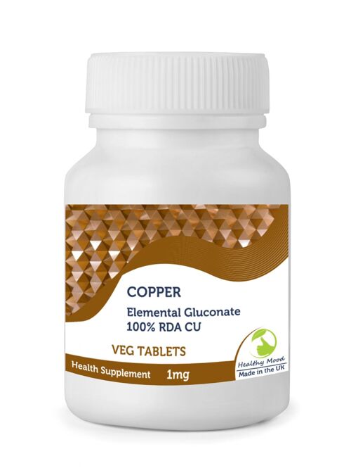 Copper 1mg Tablets 60 Tablets BOTTLE