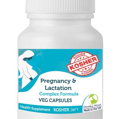 Cápsulas de fórmula compleja para el embarazo y la lactancia, paquete de recarga de 180 cápsulas