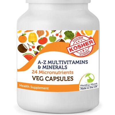 A-Z Multivitamins and Minerals Vegan Capsules 180 Capsules Refill Pack