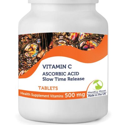 Vitamin C  Slow Time Release Tablets 500mg 90 Tablets BOTTLE