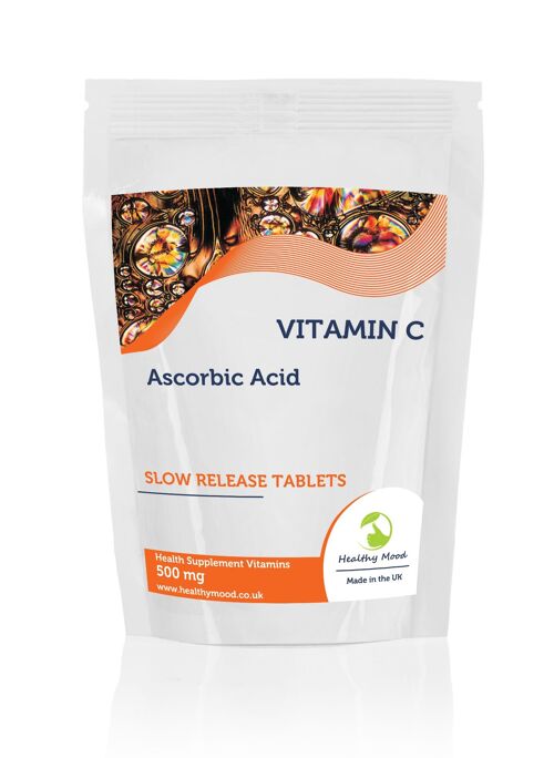 Vitamin C  Slow Time Release Tablets 500mg 60 Tablets Refill Pack