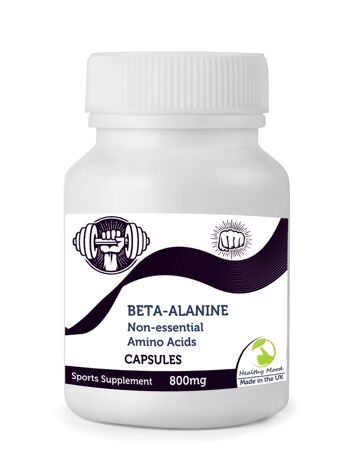 Gélules de Bêta-Alanine 800mg 180 Gélules FLACON