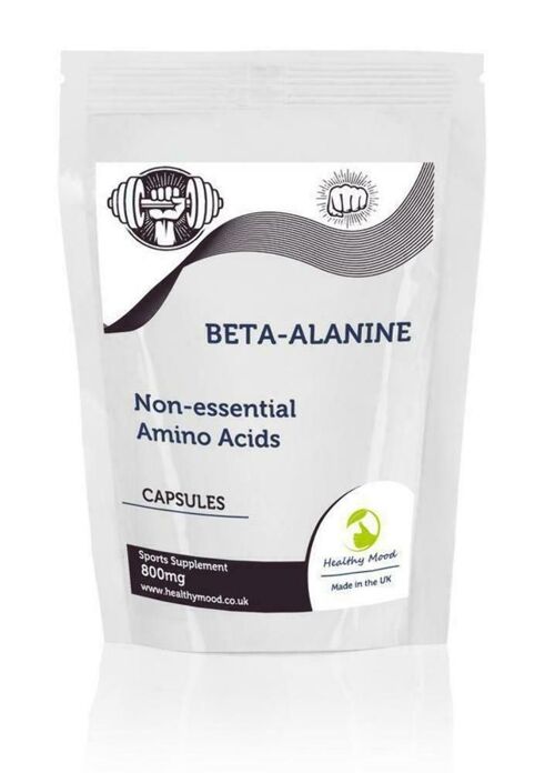 Beta-Alanine Capsules 800mg 60 Capsules Refill Pack