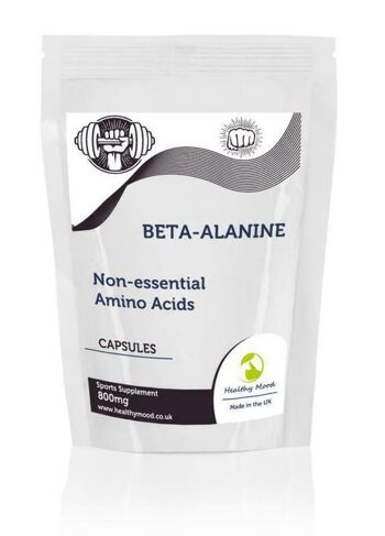 Capsules de Bêta-Alanine 800 mg 120 Capsules Recharge 1