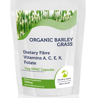 Barley Grass  Capsules 500mg 60 Capsules Refill Pack