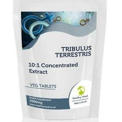 Tribulus Terrestris 2000mg Extrait Comprimés 60 Comprimés Recharge