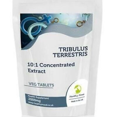 Tribulus Terrestris 2000mg  Extract  Tablets 1000 Tablets Refill Pack