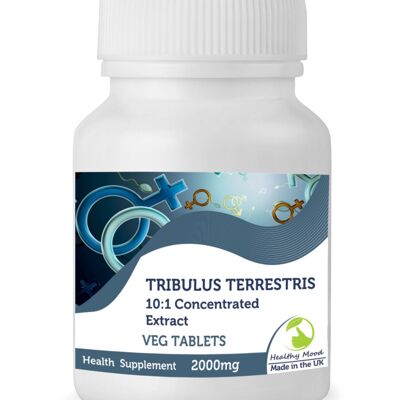 Tribulus Terrestris 2000 mg comprimidos de extracto 120 comprimidos BOTELLA