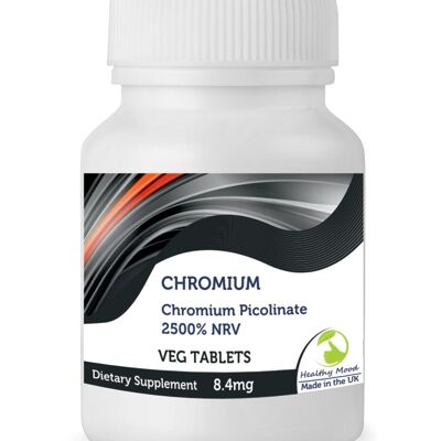 Chromium 8.4mg Tablets 500 Tablets BOTTLE