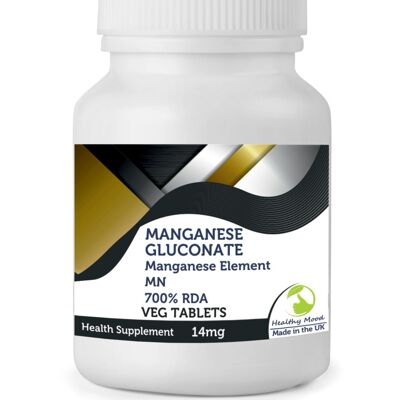 Manganese Gluconate Tablets 30 Tablets BOTTLE