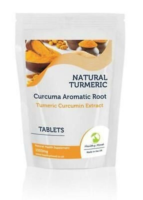 Turmeric Tablets Extract 1500mg 90 Tablets Refill Pack