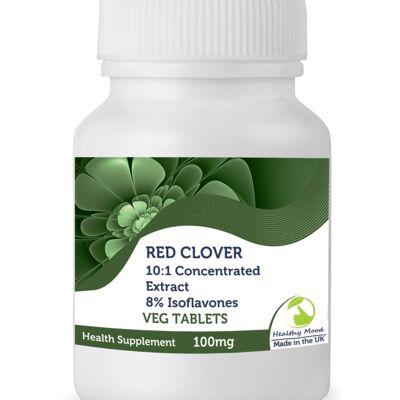 Paquete de muestra de 7 tabletas de extracto de isoflavonas de Red Clover Tablets