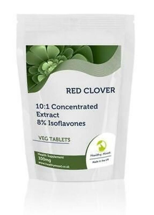 Red Clover Tablets Extract Isoflavones 30 Tablets Refill Pack