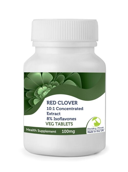 Red Clover Tablets Extract Isoflavones 30 Tablets BOTTLE