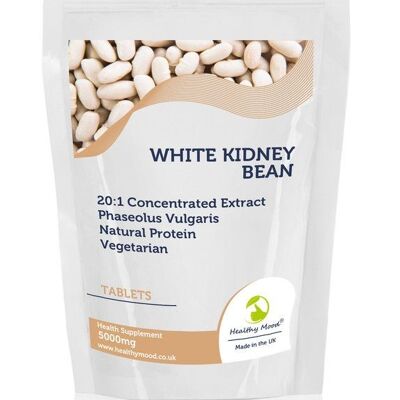 White Kidney Bean 5000mg Tablets 60 Tablets Refill Pack