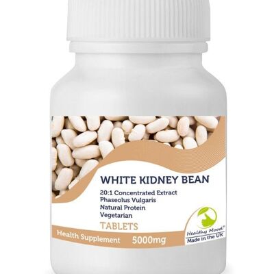 White Kidney Bean 5000mg Tablets 180 Tablets BOTTLE