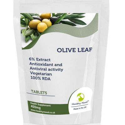 Olive Leaf 450mg Tablets 60 Tablets Refill Pack