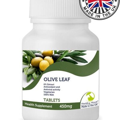Olive Leaf 450mg Tablets 250 Tablets BOTTLE
