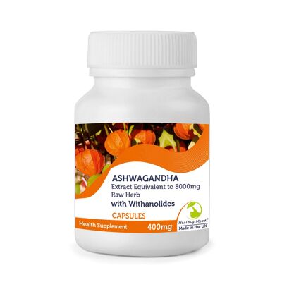 Ashwagandha 8000mg Capsules Échantillon Pack x 7 Capsules