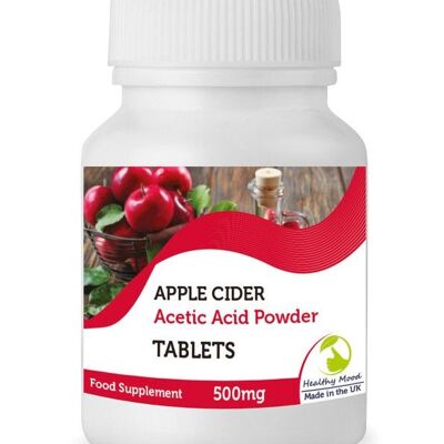Apple Cider Vinegar 500mg Veg Tablets 30 Tablets BOTTLE