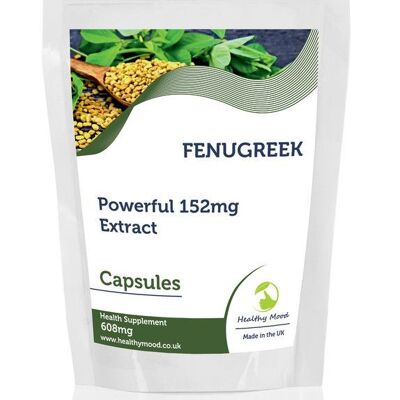 Fenugreek 608mg Extract Capsules 60 Tablets Refill Pack