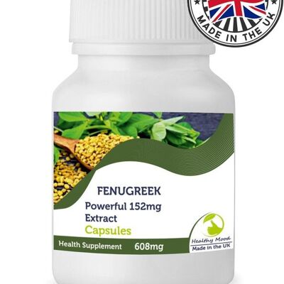 Fenugreek 608mg Extract Capsules 30 Tablets BOTTLE