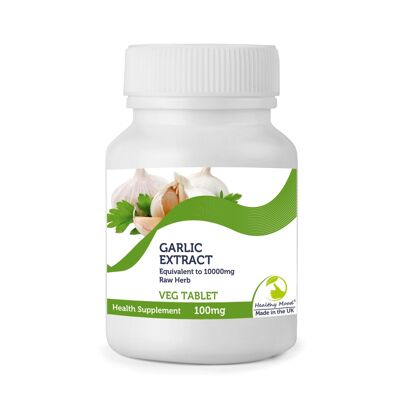 Garlic Tablets 100mg Extract as 10000mg