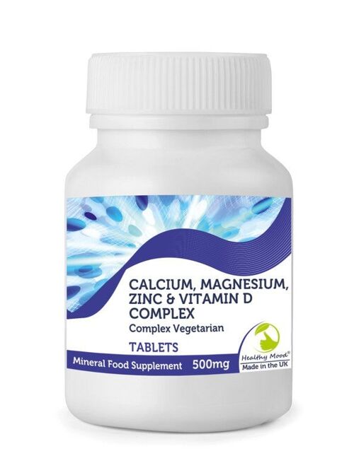 Calcium Magnesium Zinc & Vitamin D Tablets 60 Tablets BOTTLE