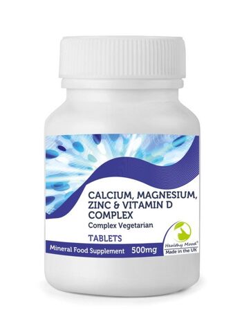 Calcium Magnésium Zinc & Vitamine D Comprimés 120 Comprimés FLACON