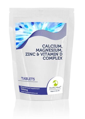 Calcium Magnésium Zinc & Vitamine D Comprimés Recharge 120 Comprimés 1