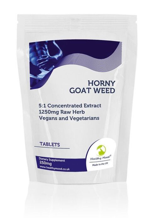 Horny Goat Tablets 1250mg Weed Extract 180 Tablets Refill Pack