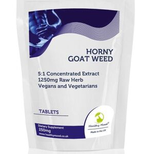 Comprimés Horny Goat 1250mg Extrait de Weed 250 Comprimés Recharge