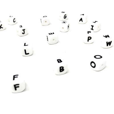 Silicone Pearl Letters