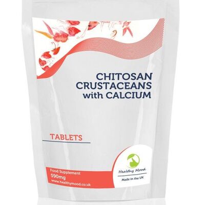 Chitosan 400mg and Calcium 230mg Tablets 120 Tablets Refill Pack