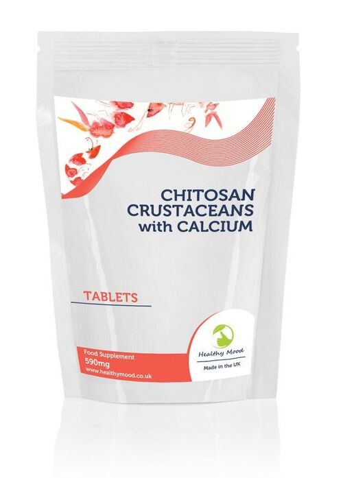 Chitosan 400mg and Calcium 230mg Tablets 500 Tablets Refill Pack