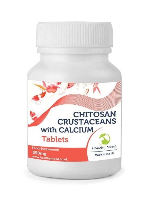 Chitosan 400mg and Calcium 230mg Tablets 500 Tablets BOTTLE