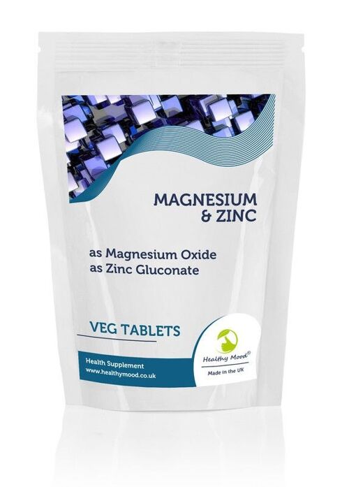 Magnesium Oxide with Zinc Gluconate Tablets 180 Tablets Refill Pack